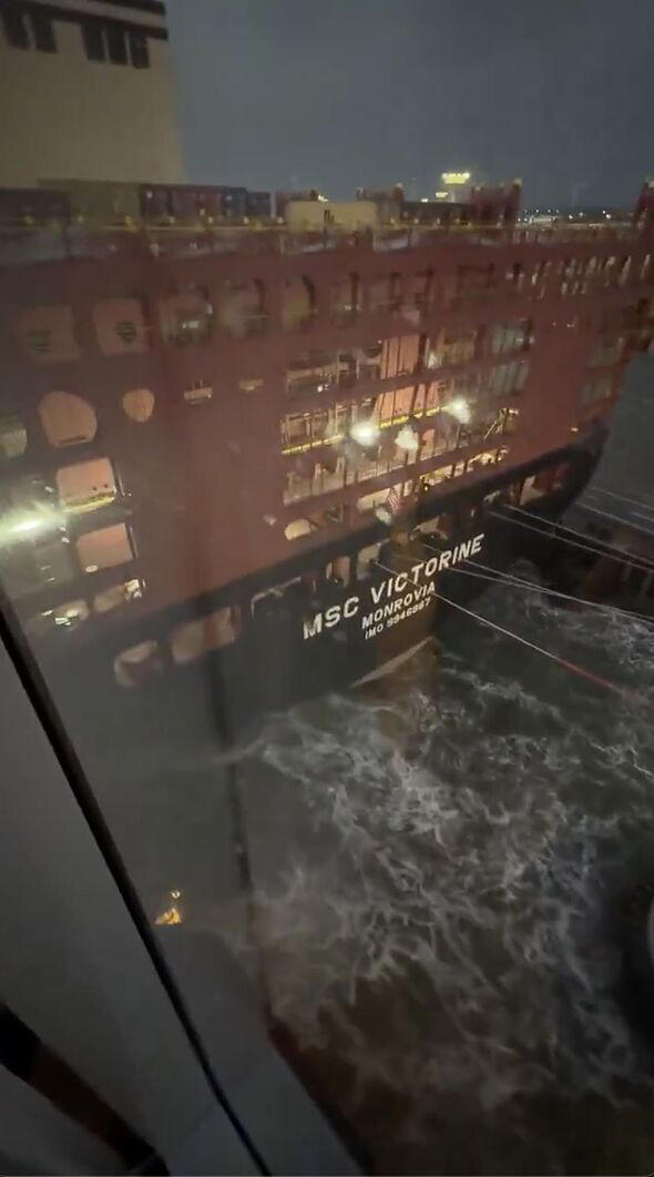 Cruise liner carrying over 2,428 passengers crashes into container ship ...