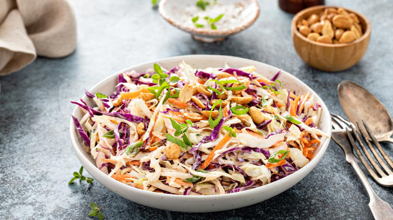 Give coleslaw a subtle sweetness with a scoop of this fruit