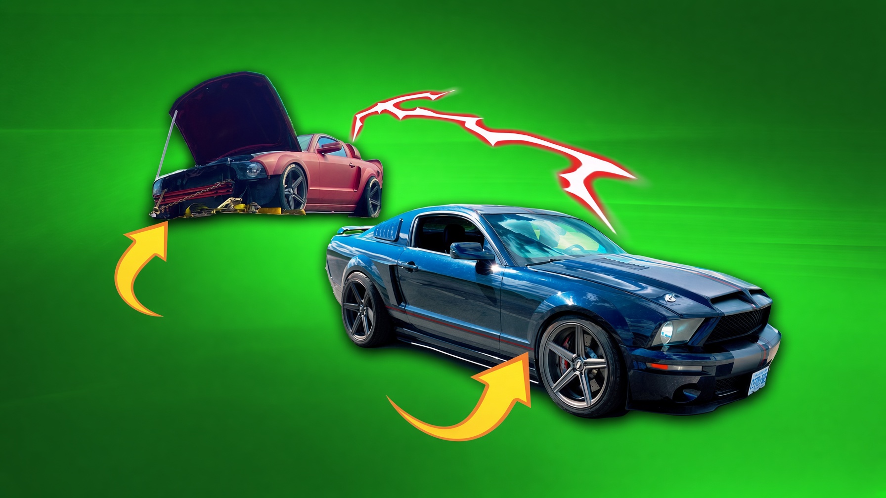 Mustang restoration from rust to road ready