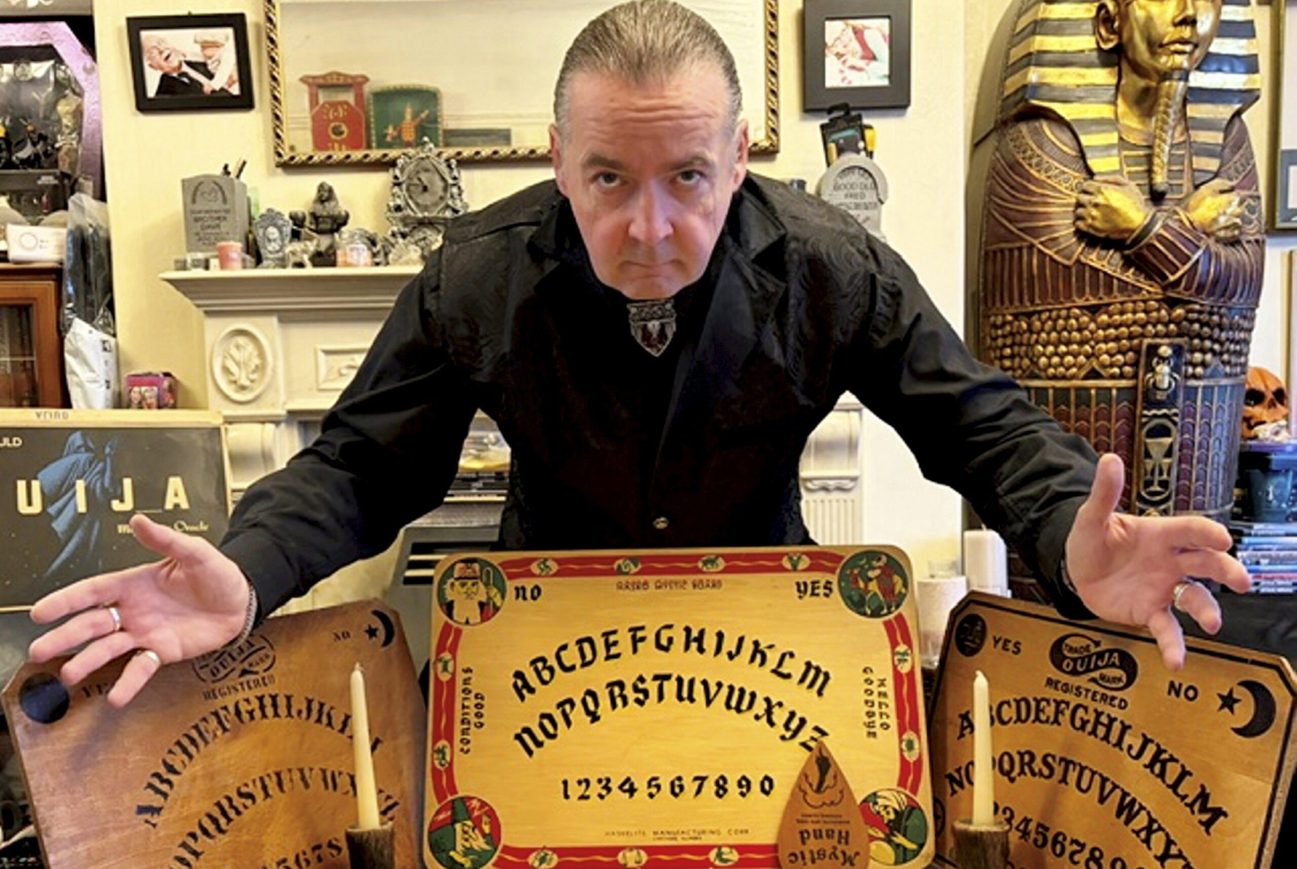 Man’s £50k haunted collection is so large he can’t get into two of his ...