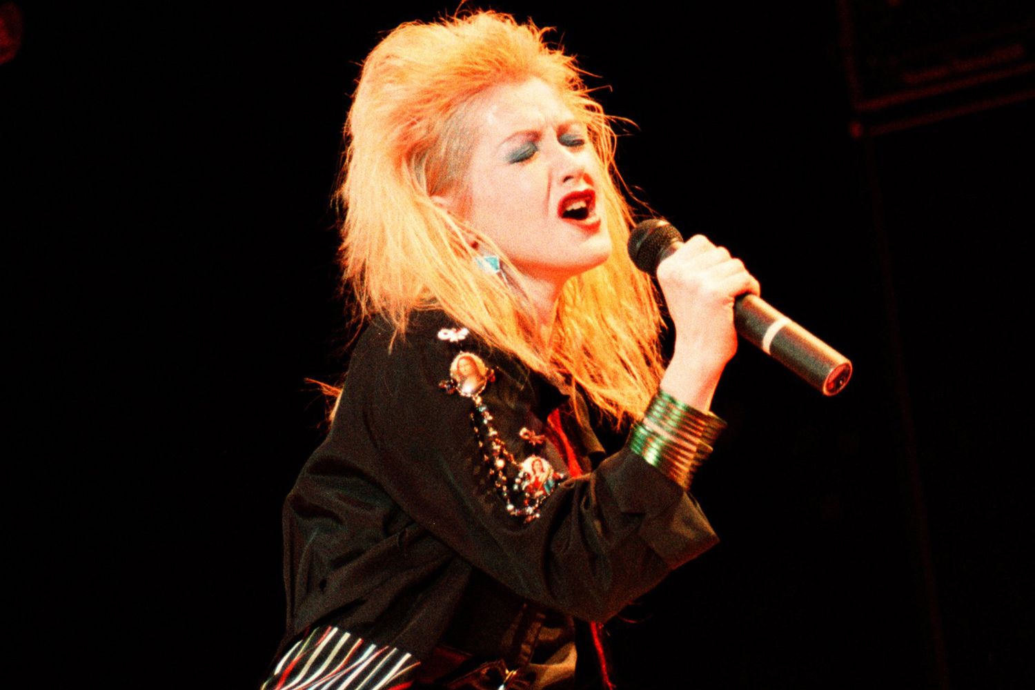 Cyndi Lauper admits she had reservations about flying around in a ...