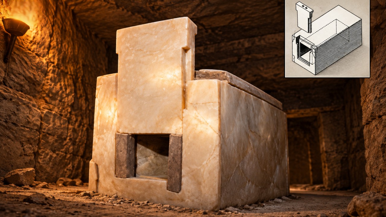 Why King Sekhemkhet's sealed sarcophagus was empty in 1954