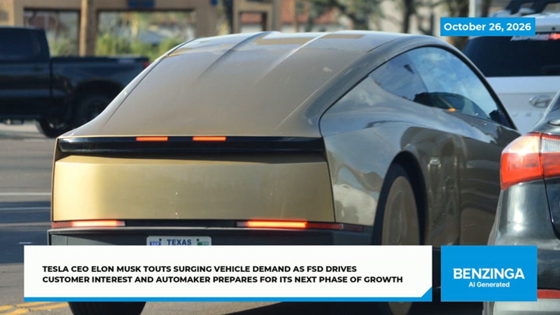 Musk touts Tesla demand surge