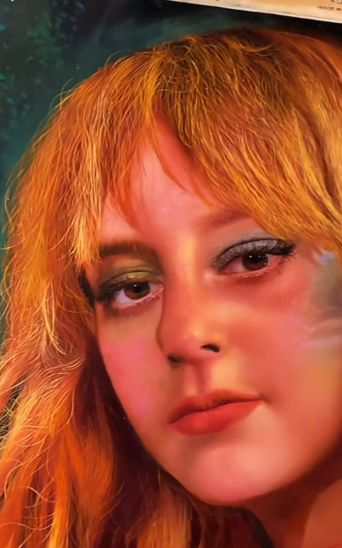 Painting realistic hair