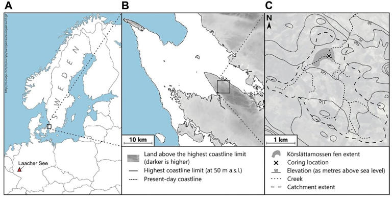 Sediment core reveals volcanic eruption preceded ancient cold spell by ...