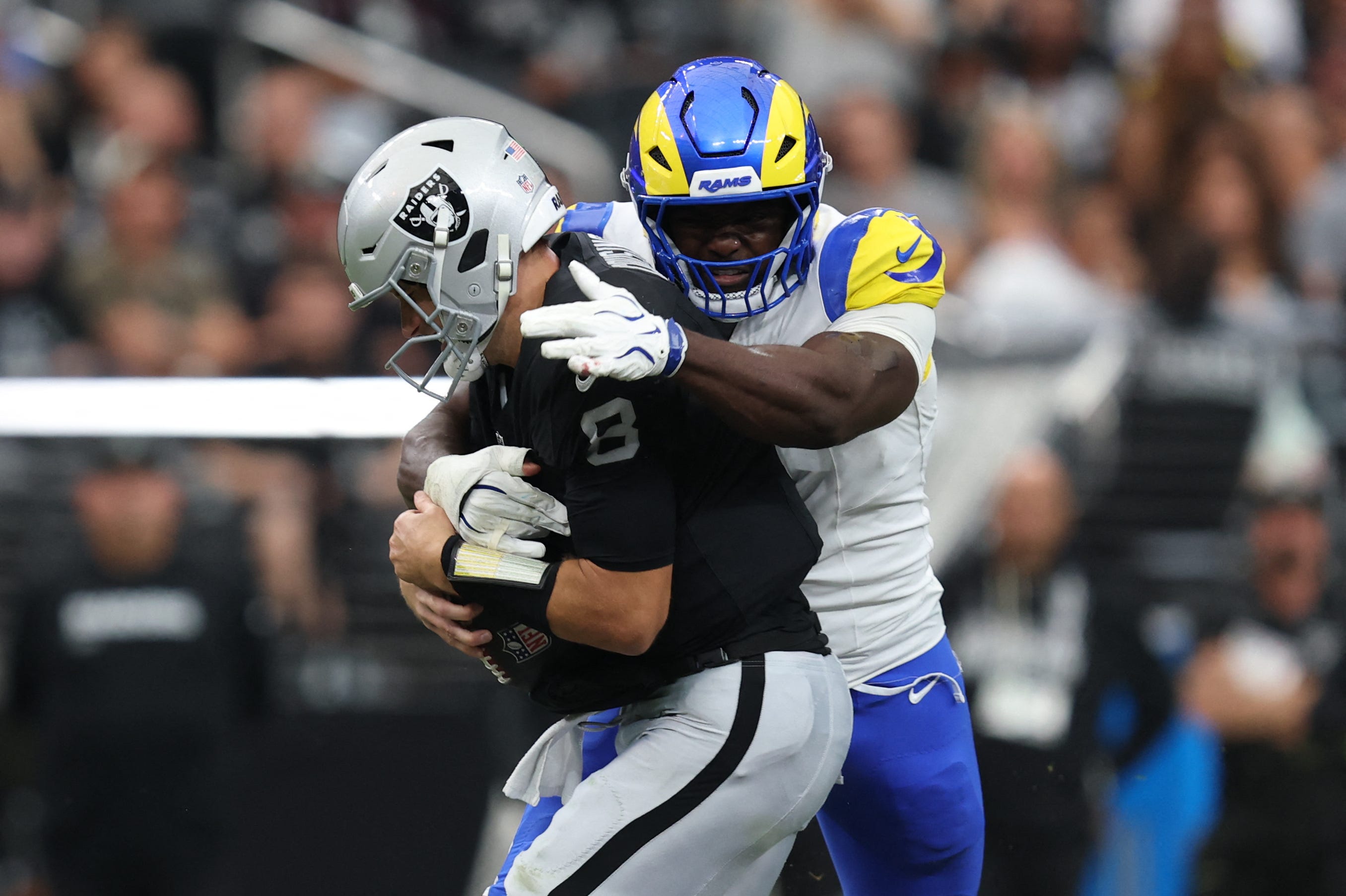 Former Vols by the numbers in Rams-Raiders game