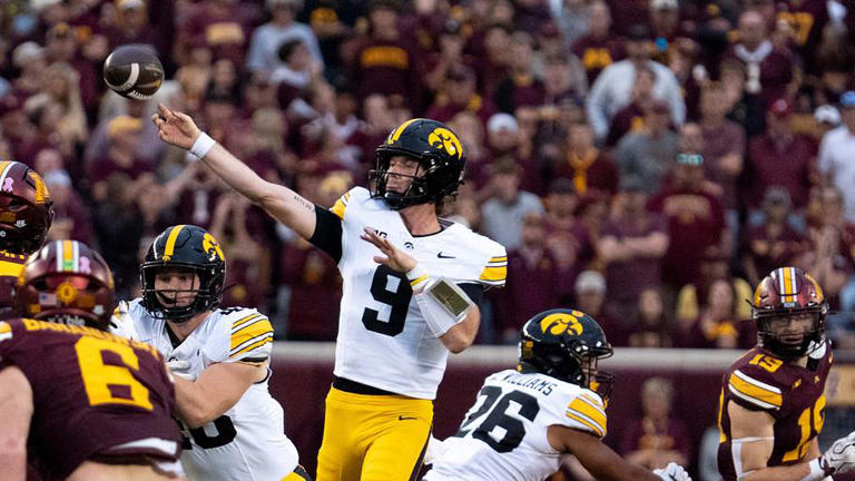 Iowa football week 9 depth chart takeaways: If you have 2 QBs, you have ...
