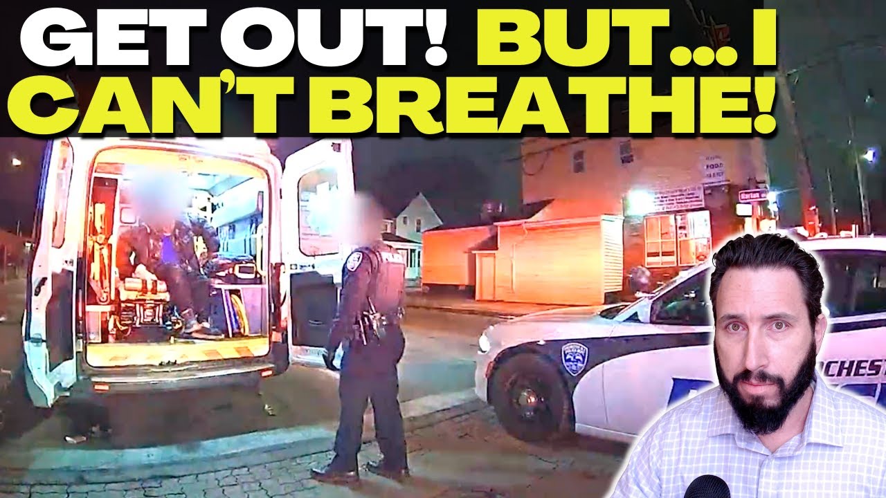 Cops kick dying man out of ambulance 😲