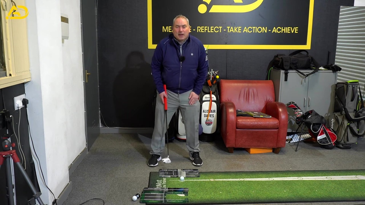 Alistair Davies calibrates a repeatable putting stroke