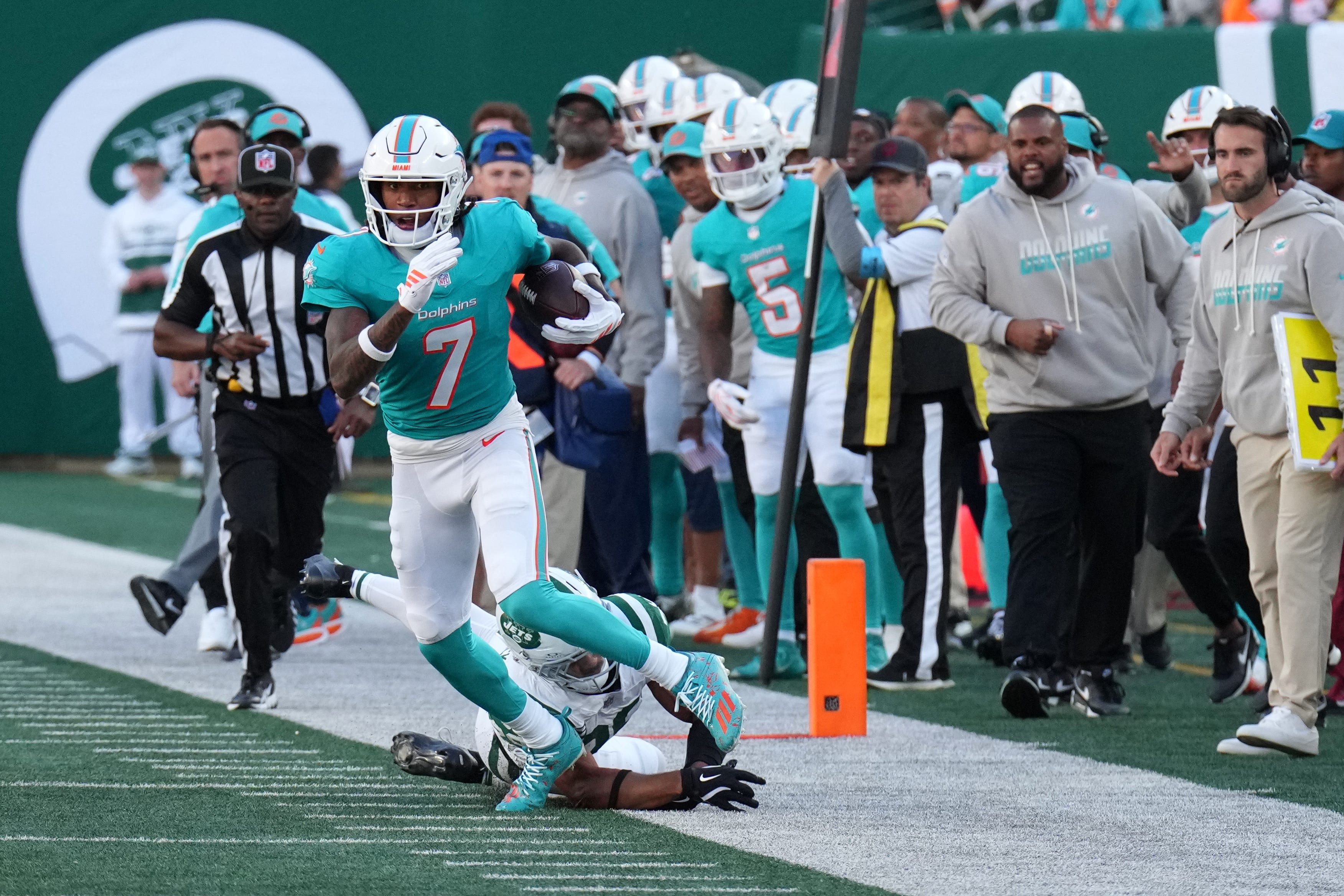 Observations from Dolphins' week 7 snap counts vs. Jets