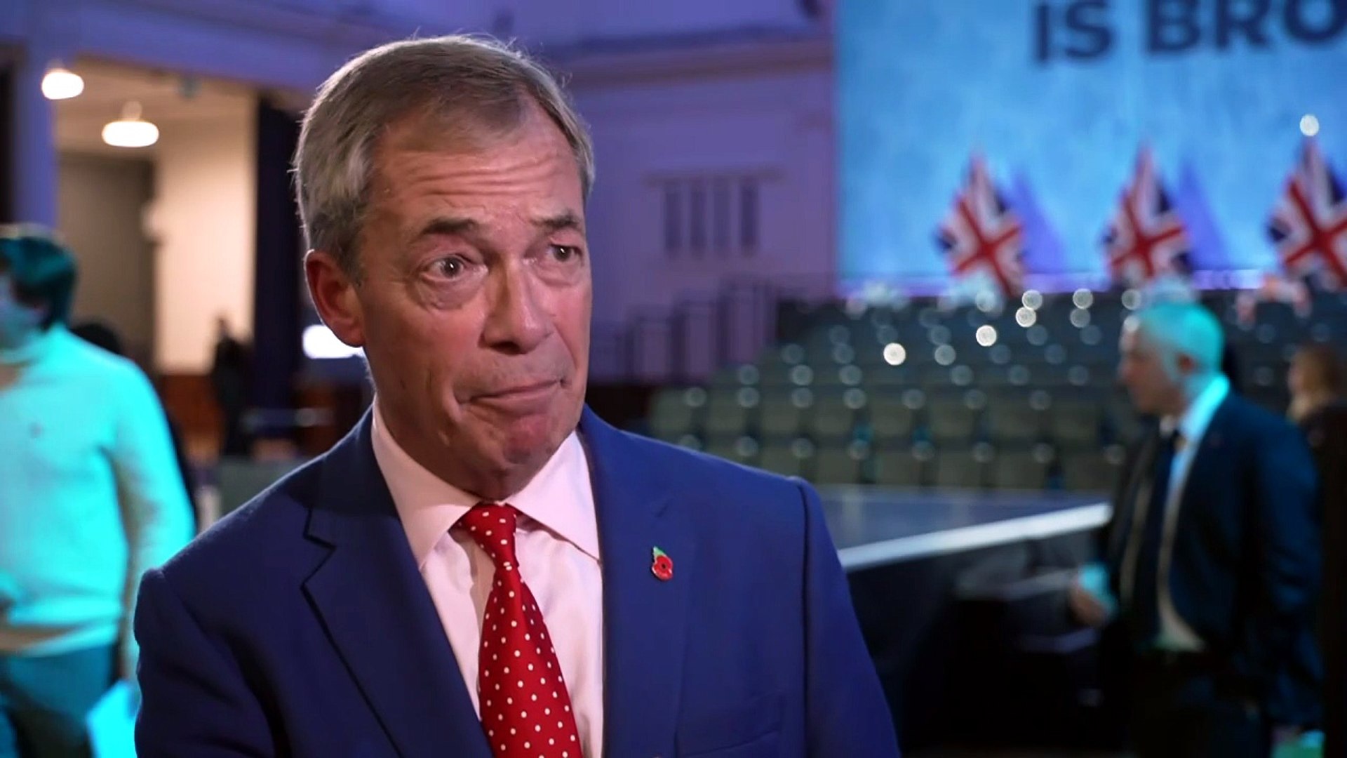 Farage says he understands people’s frustrations with Brexit