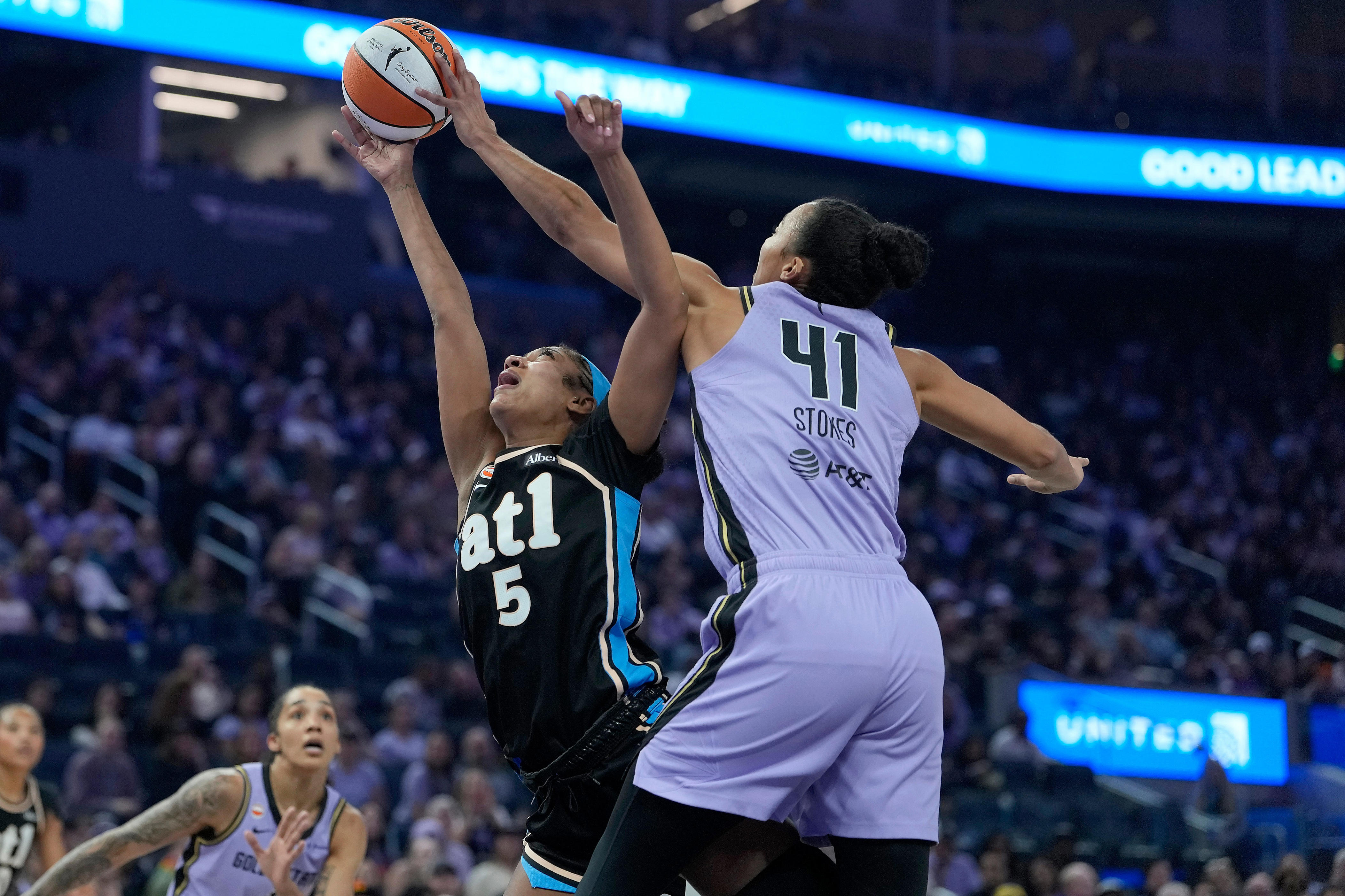Dream's Angel Reese won DPOY. Valkyries' Kiah Stokes is winning their ...