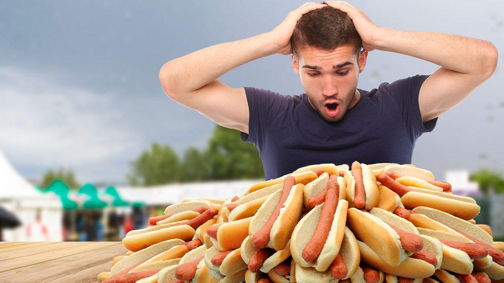 Your body after 100 hot dogs in a single day
