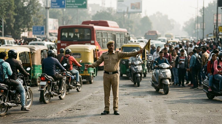 Delhi traffic advisory: VIP movement to trigger central Delhi ...