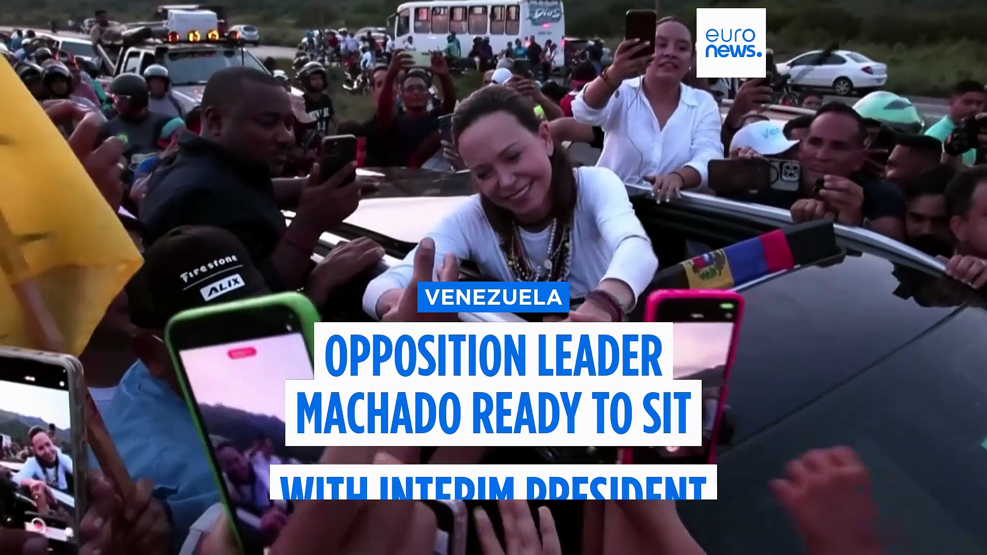 María Corina Machado seeks talks with Delcy Rodríguez after return from ...