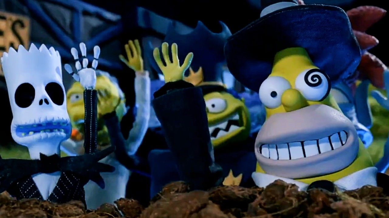 The Simpsons’ Nightmare Before Christmas parody is handmade art
