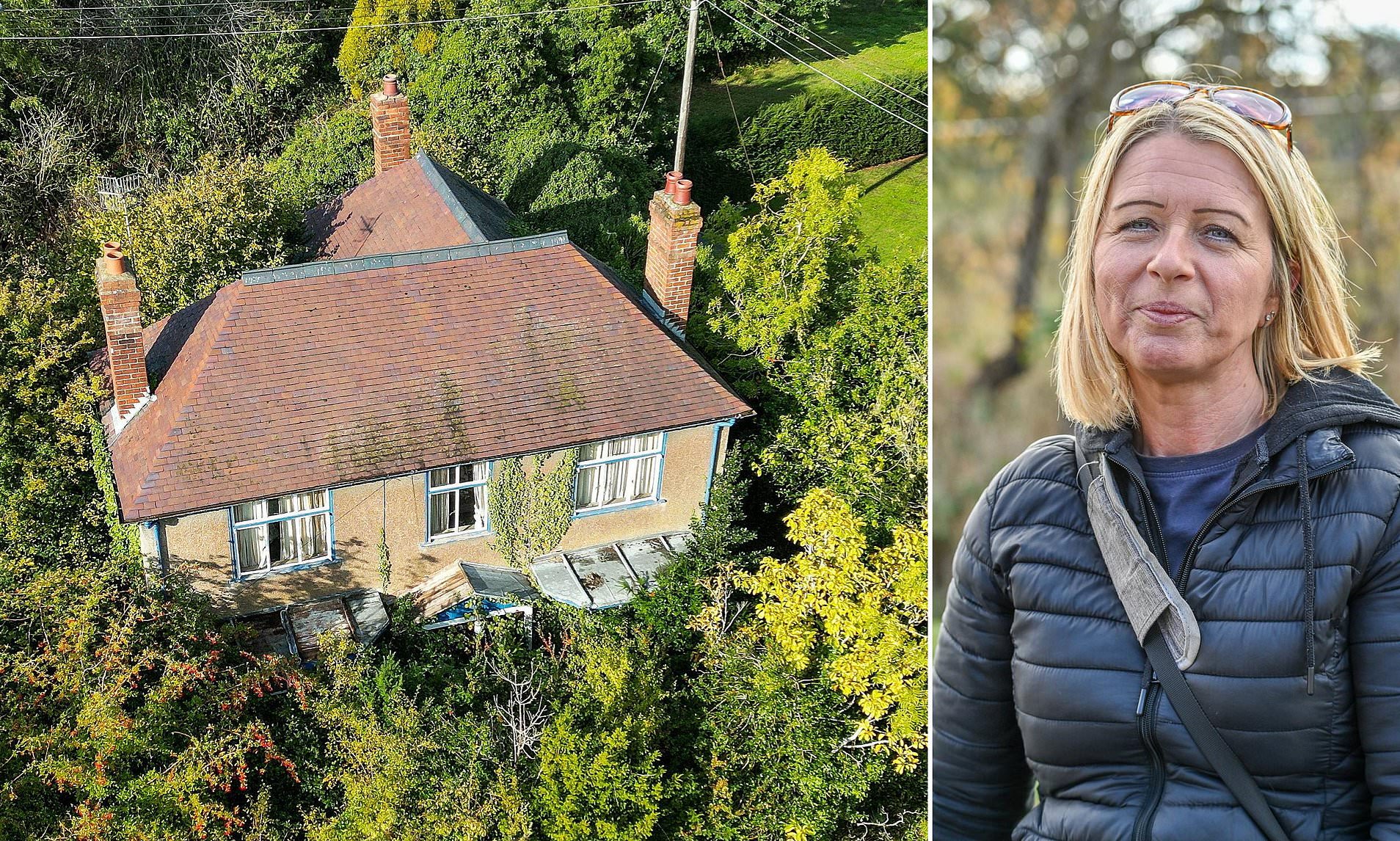 Villagers bid to stop developer demolishing abandoned and overgrown home
