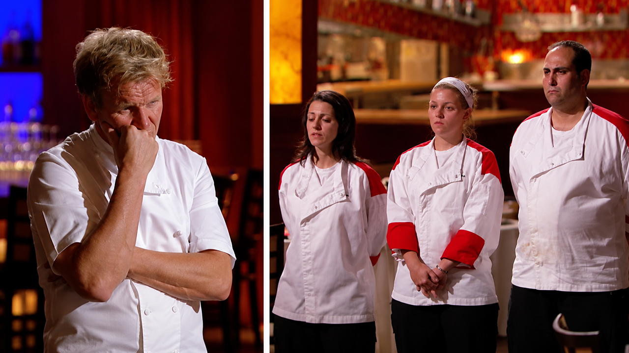 Three chefs face tough reality check from Chef Ramsay