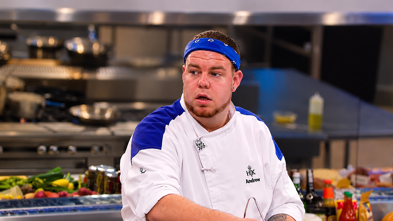 Andrew is forced out after medical scare during the challenge