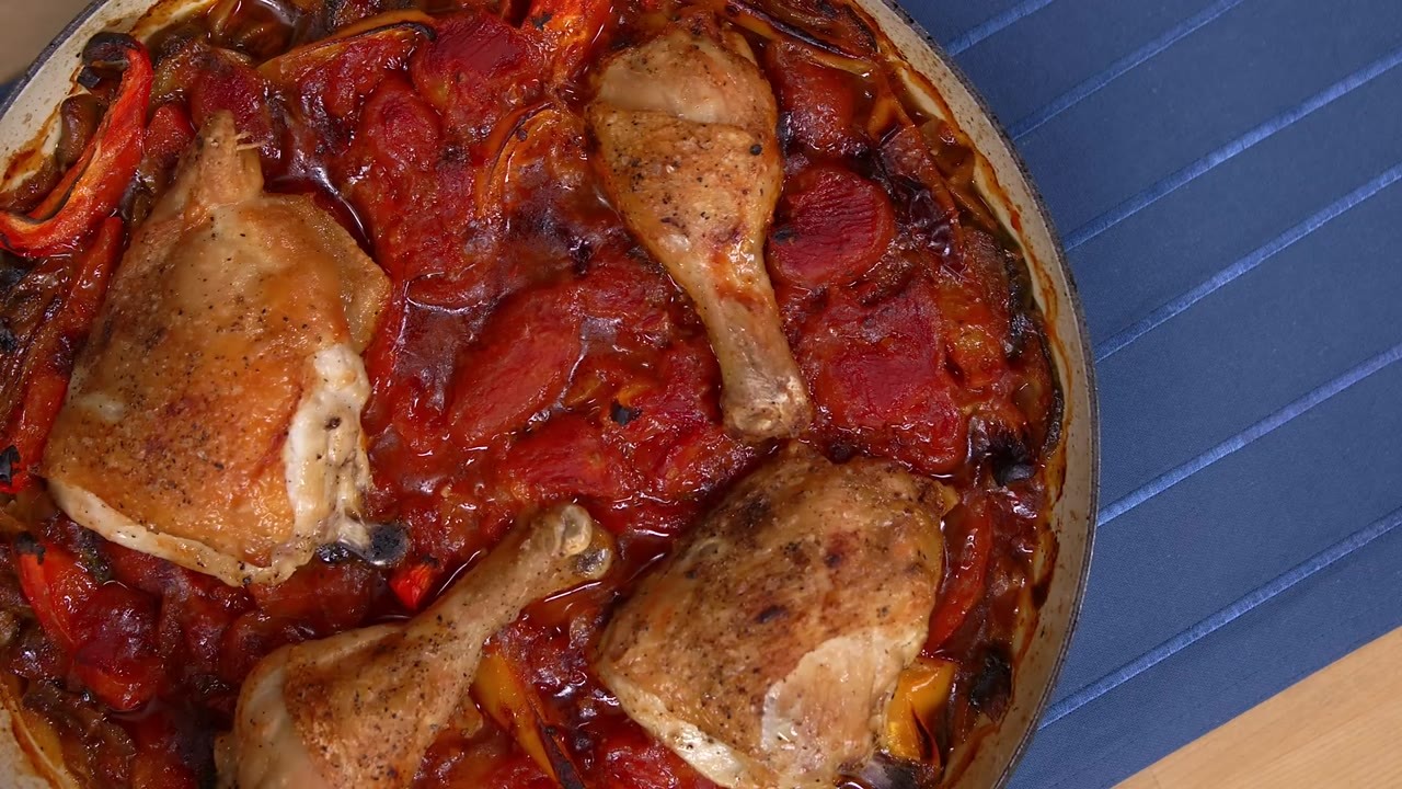 I turned cheap chicken leg quarters into a rich Italian chicken ...