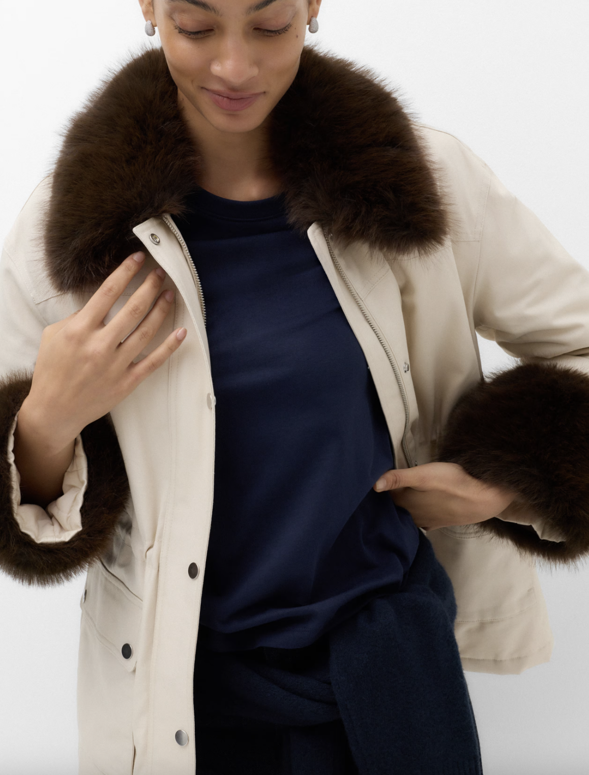 The faux fur-trim coat trend fashion lovers can't resist