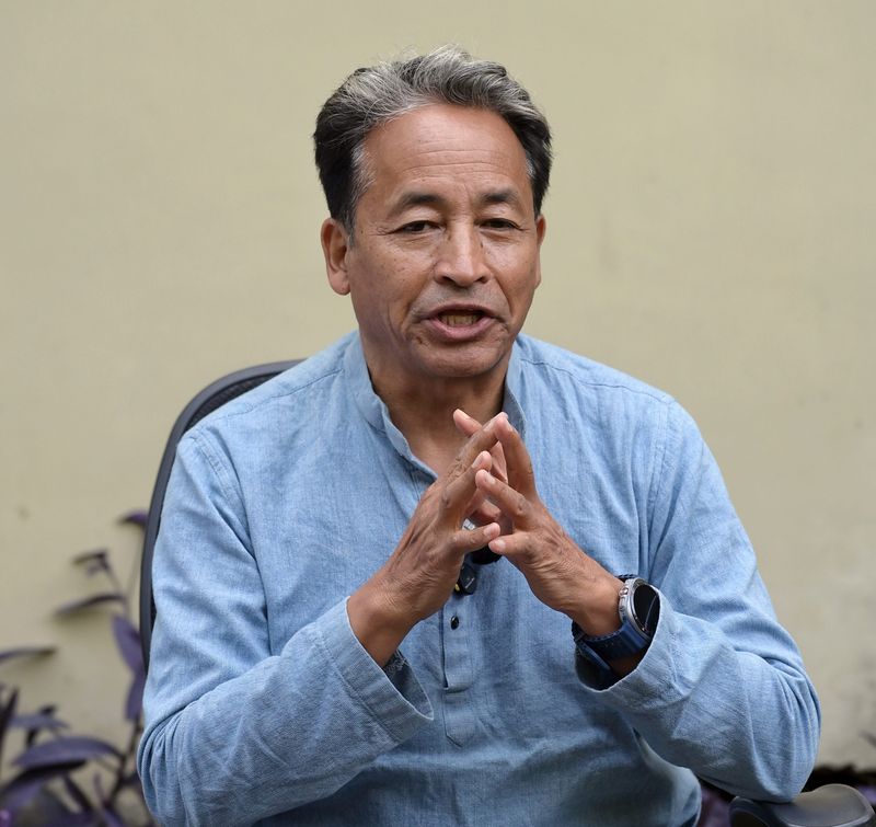 Ladakh LG firing alcohol cannons: Wangchuk as women’s protest against ...