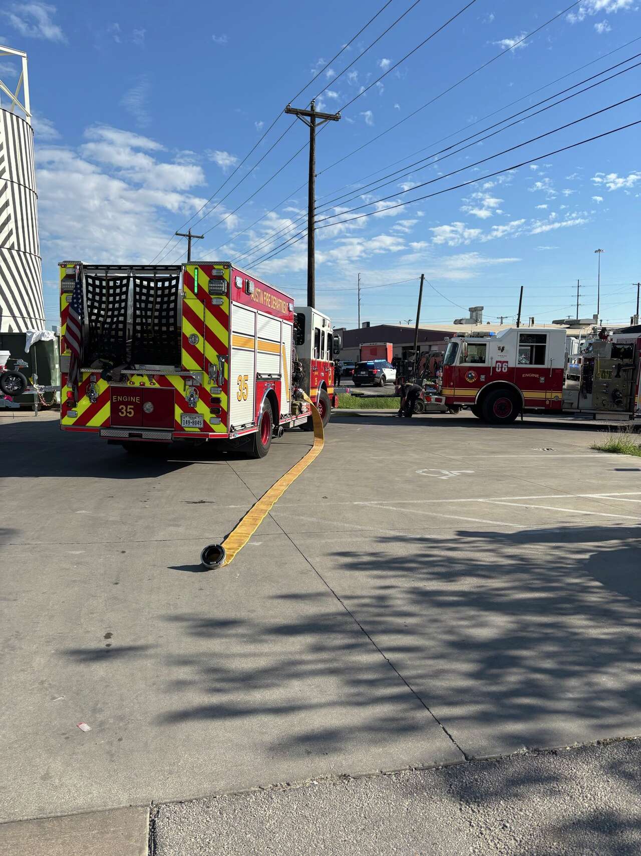 Crews on scene of South Austin warehouse fire with hazardous materials ...