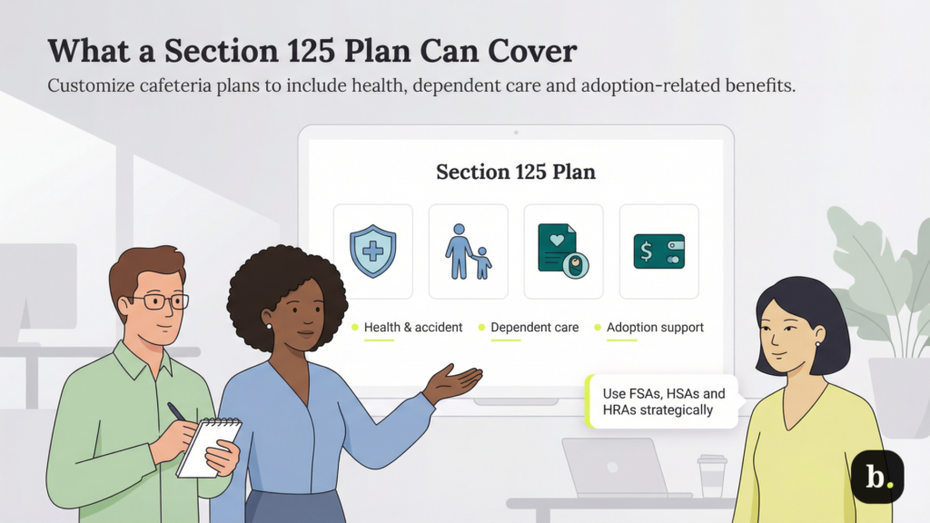 What are the benefits of a Section 125 plan?