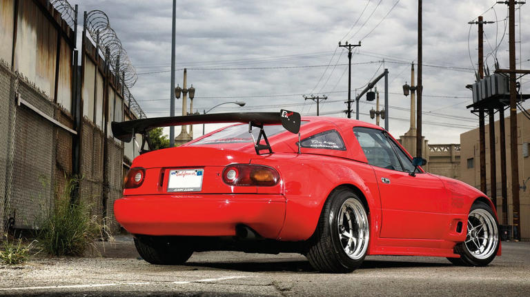 This 1992 Mazda Miata looked like nothing else on the road