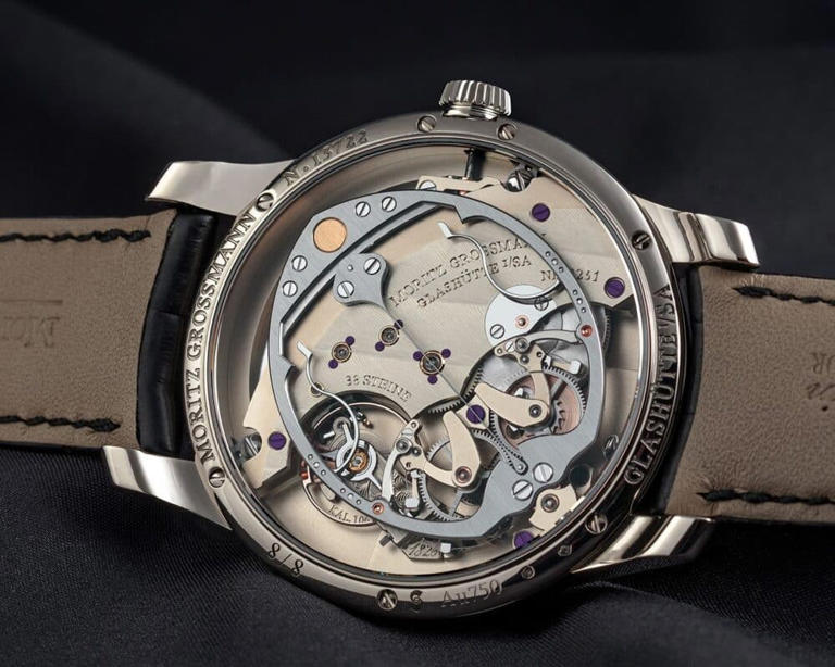 Moritz Grossmann Hamatic Email : une montre automatique qui se passe de ...