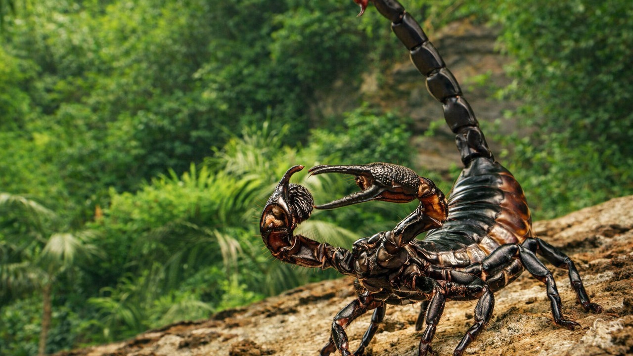 Six scorpions ranked by lethality around the world
