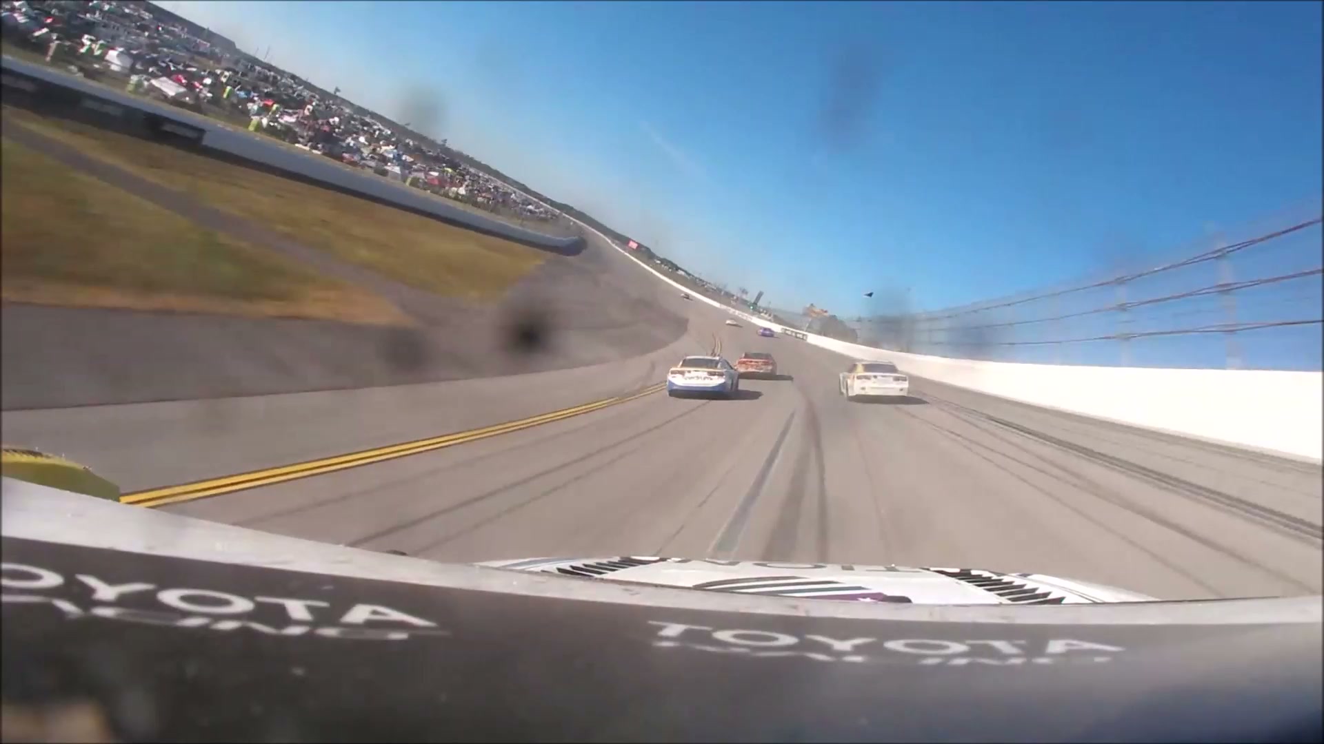 In-car, radio: Reactions from Larson, Hamlin on Talladega finish