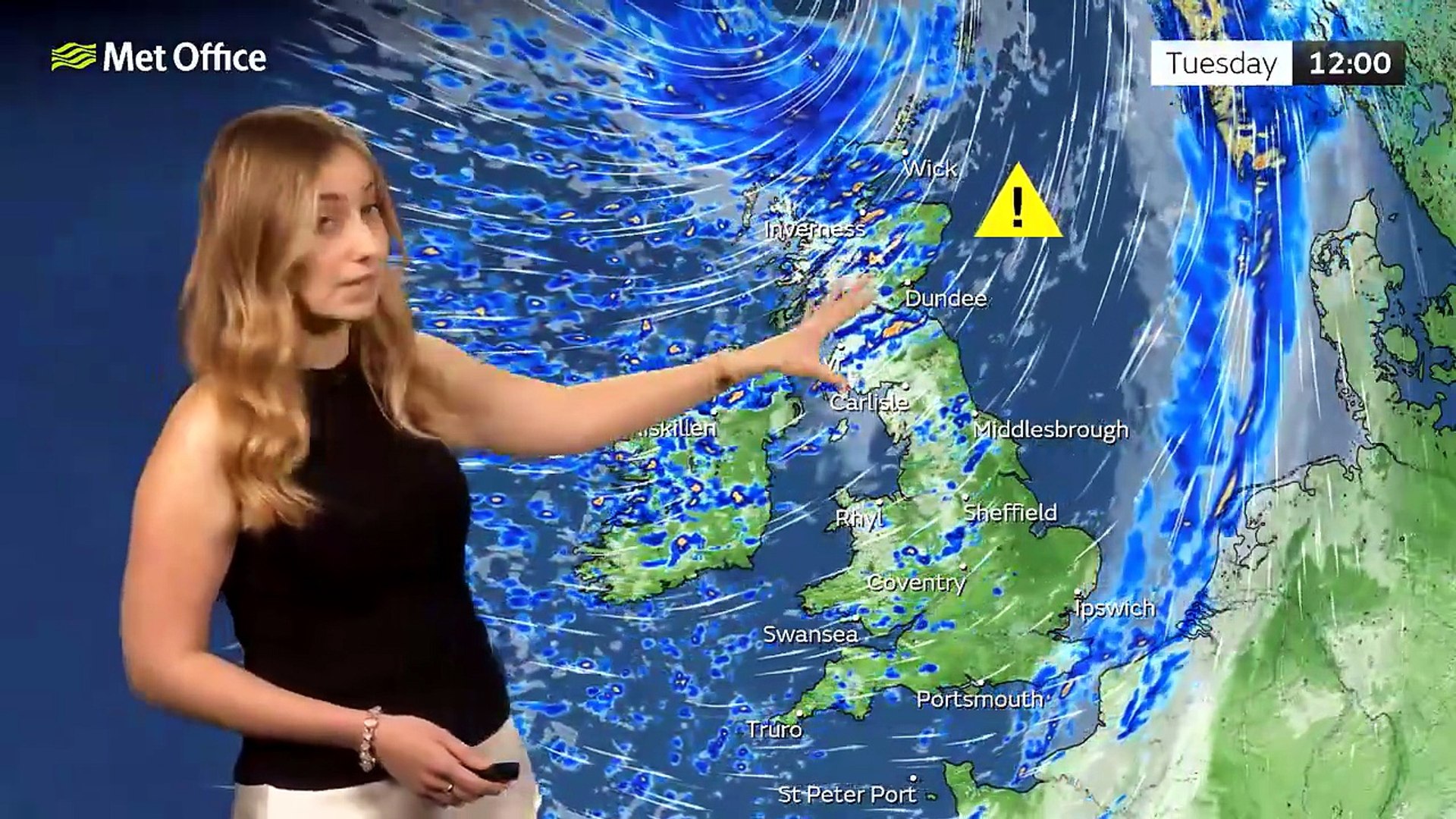 Met Office Monday evening weather forecast 26/10/2026
