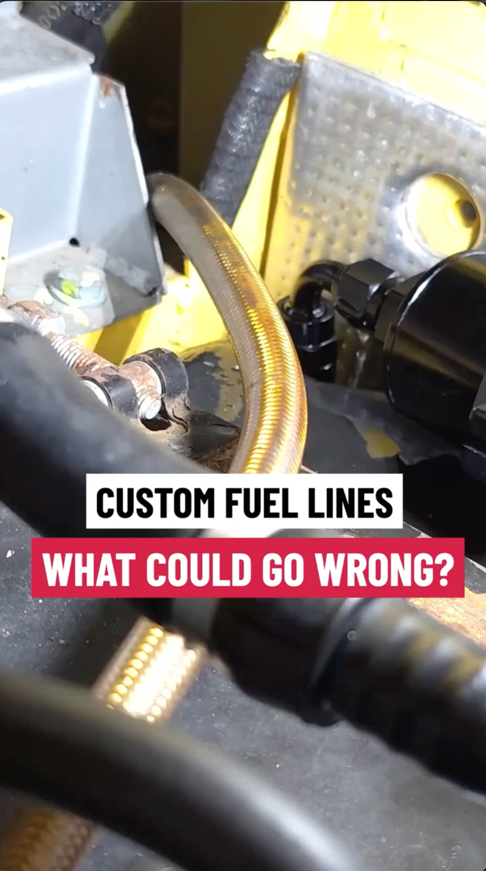 We've sprung a dangerous leak on our project Lamborghini Gallardo!