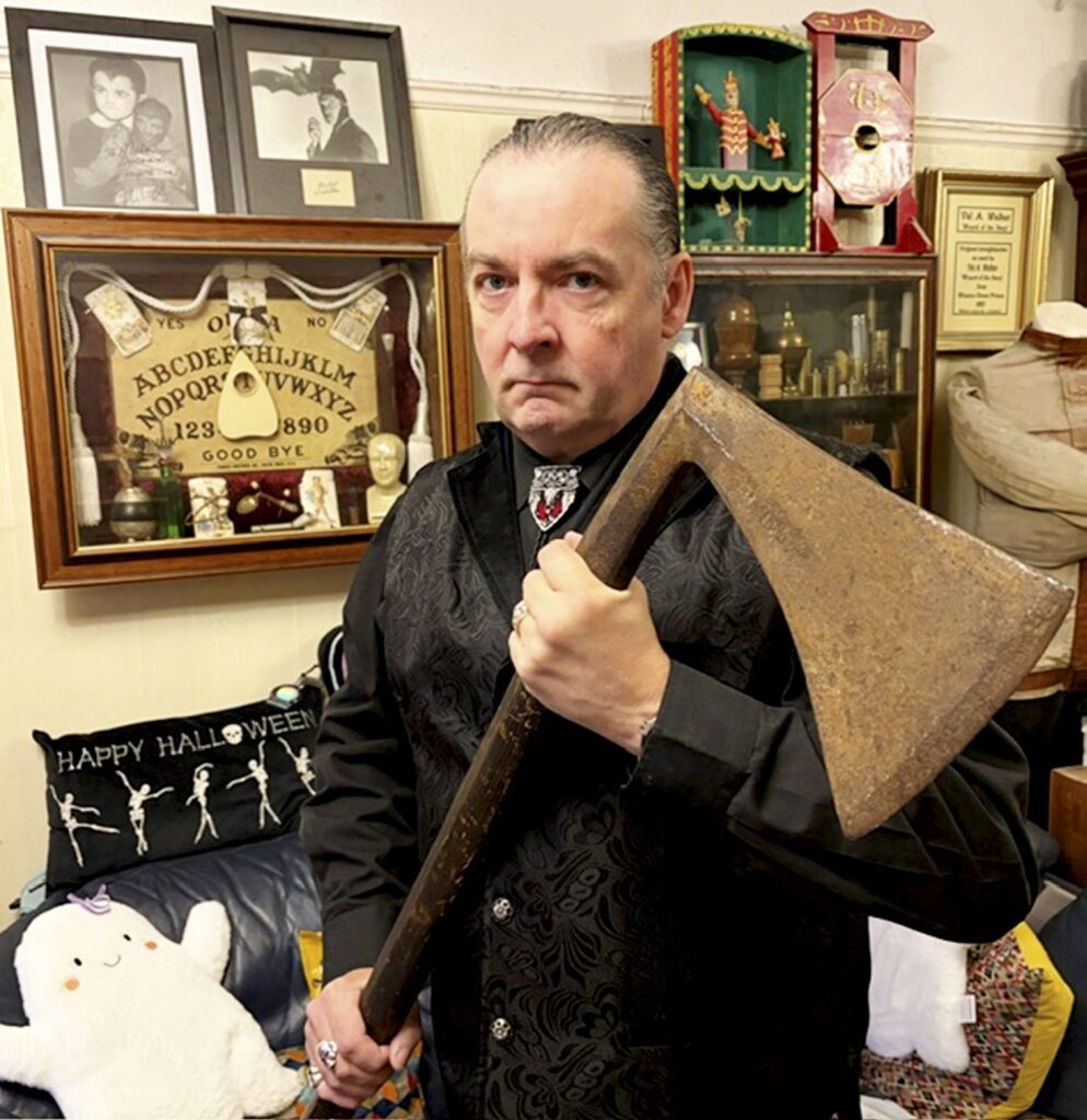 Man’s £50k haunted collection is so large he can’t get into two of his ...