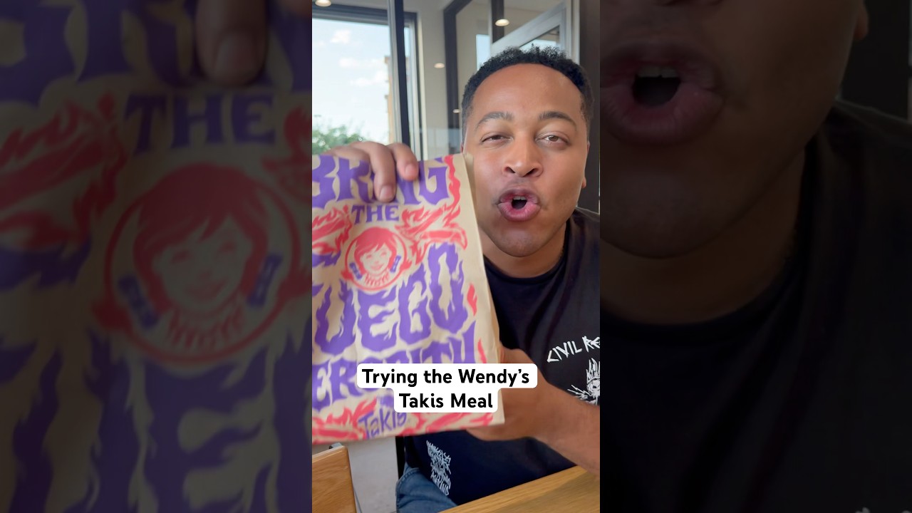 Trying the new Wendy’s Takis meal