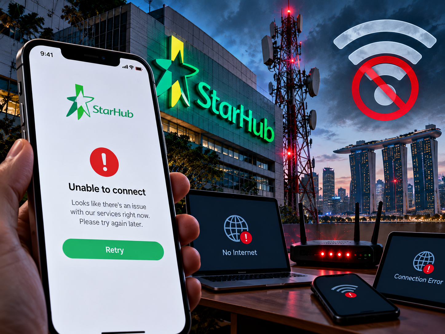 Is StarHub down? Latest network outage reports, mobile data disruptions ...