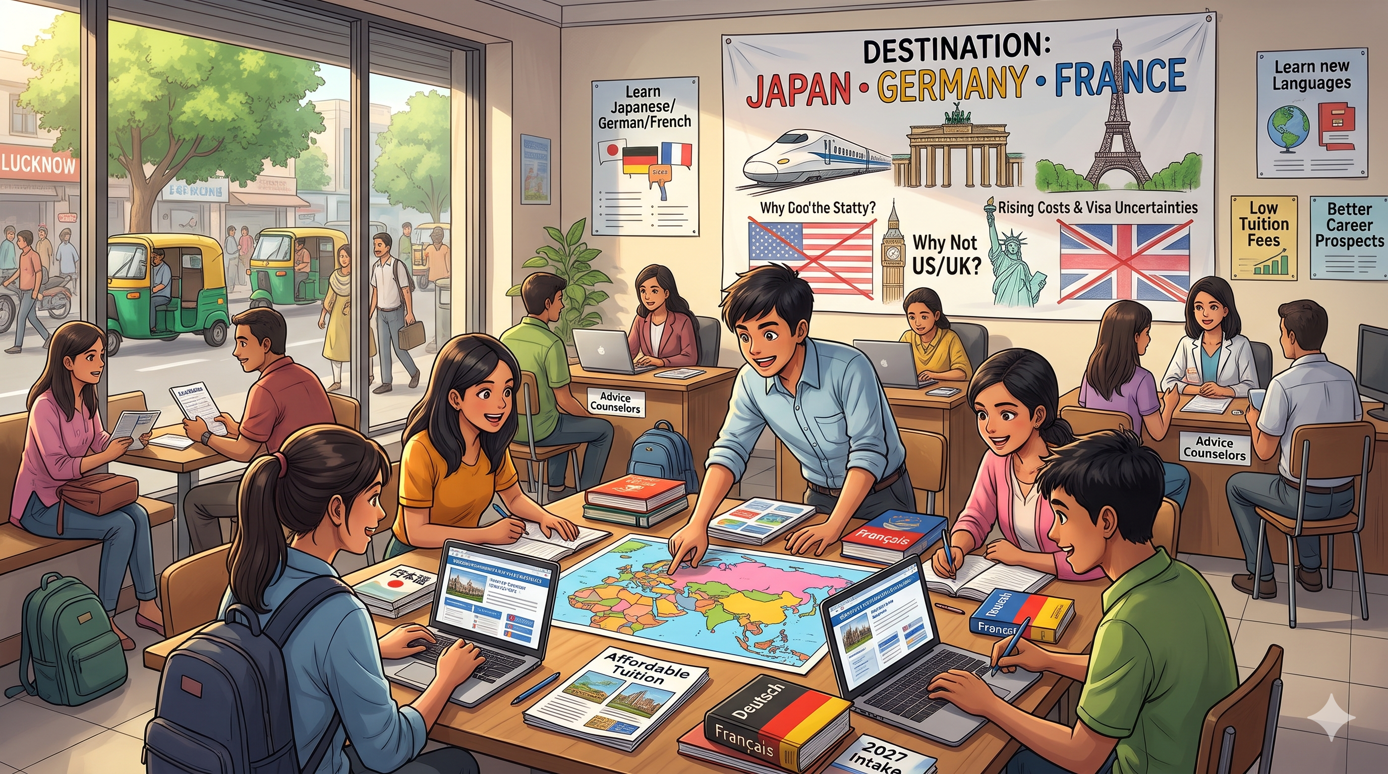 Japanese, French, German classes see surge as students look beyond US, UK
