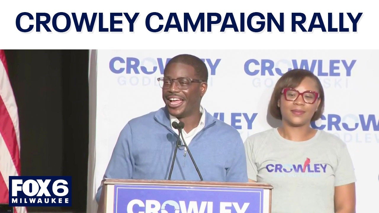 David Crowley campaign rally in Milwaukee