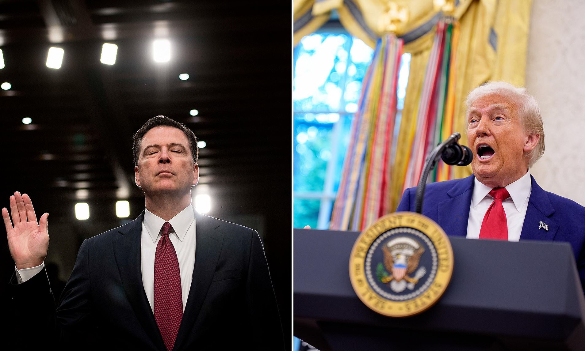 James Comey charged for a third time as he's accused of leaking