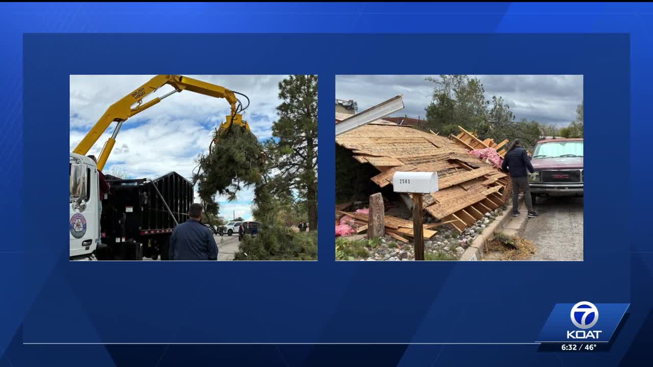 Flood and tornado recovery begin in New Mexico