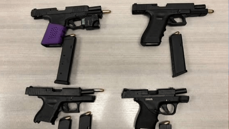 Four charged with illegal firearm possession following shots fired in ...