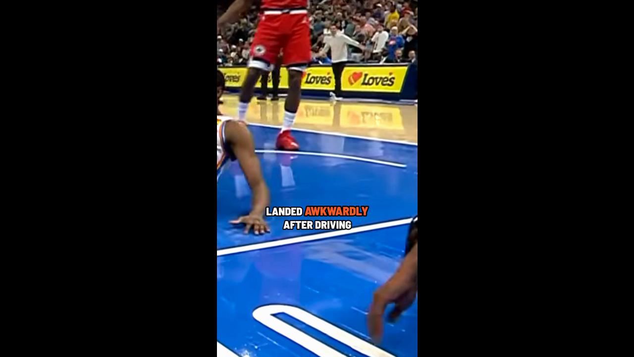 Thunder star Jalen Williams stretchered off after scary injury