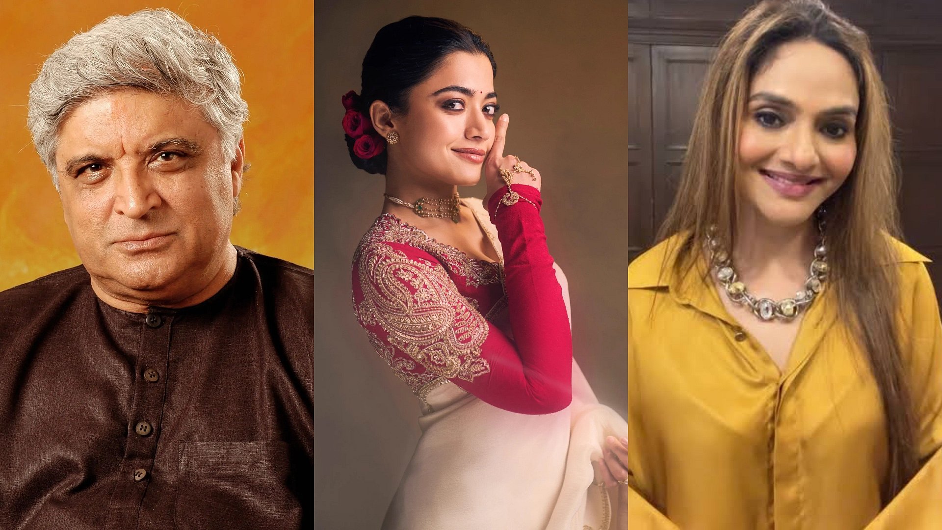 Javed Akhtar calls out linguistic prejudice; Madhoo supports Rashmika ...