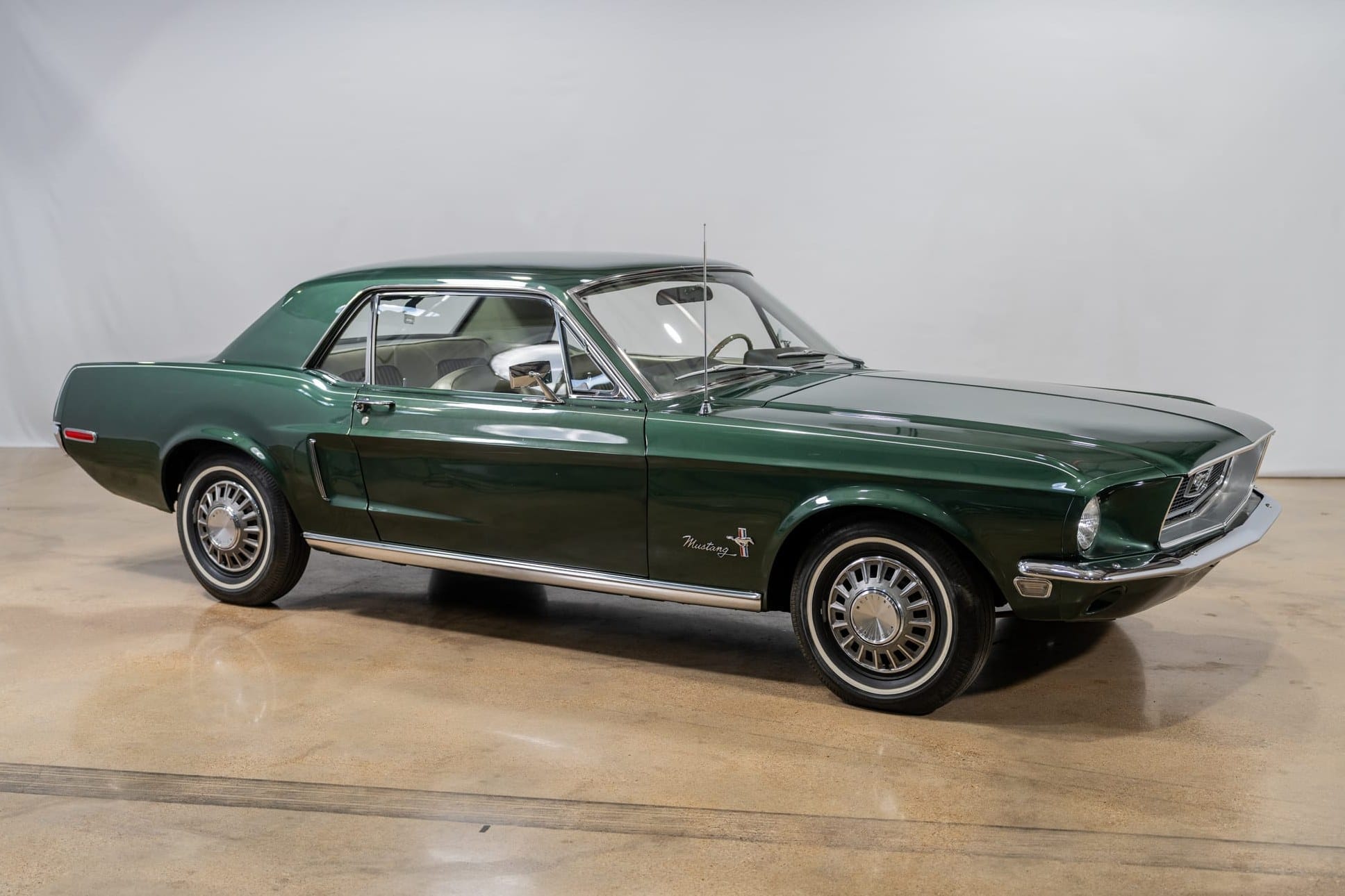 1,033-mile 1968 Mustang coupe is a showroom time capsule live on Bring ...
