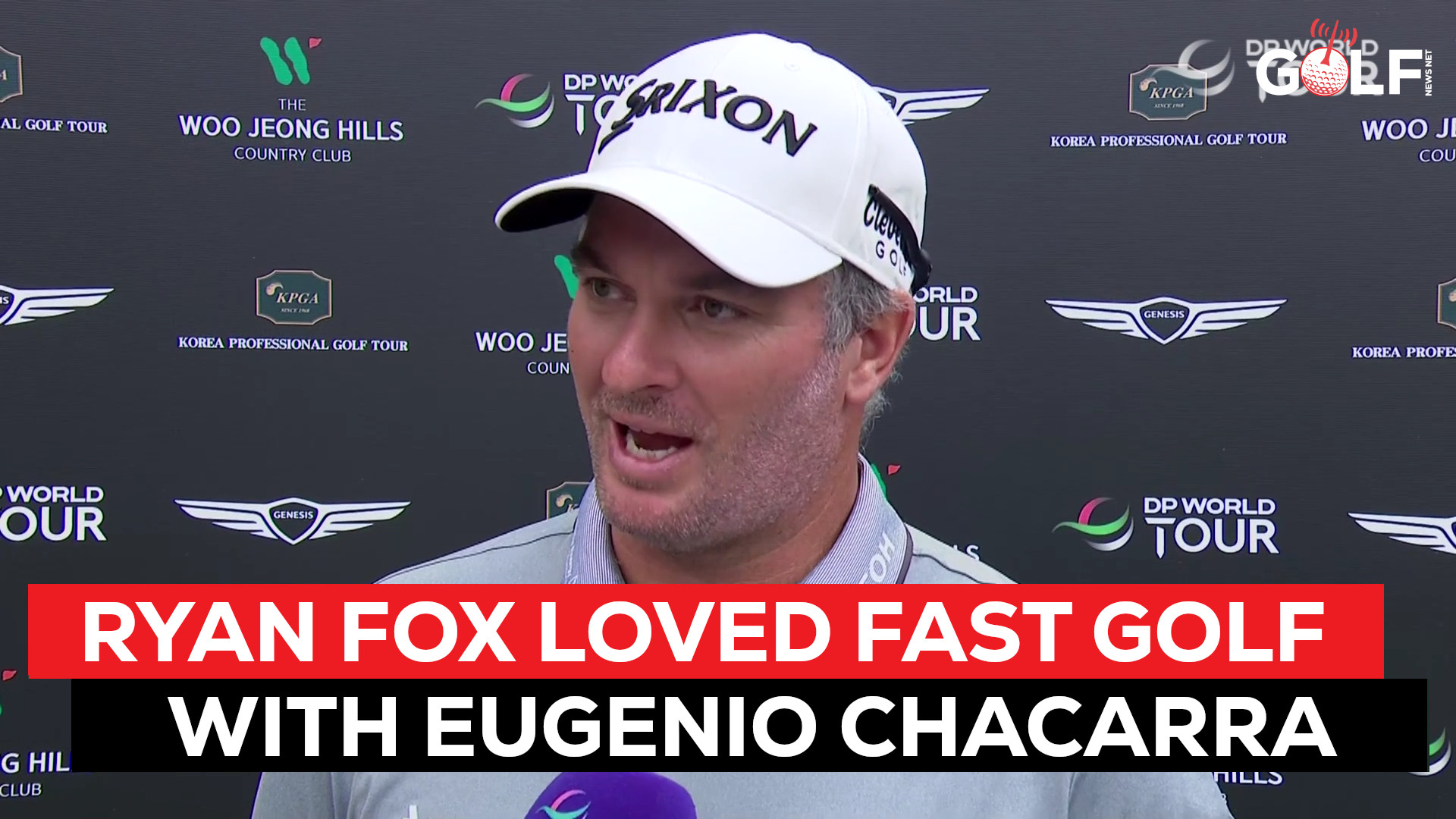 Ryan Fox loved playing DP World Tour with fellow speedy golfer Eugenio ...
