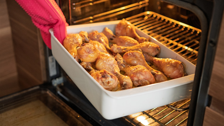 The best oven temperature to cook frozen chicken