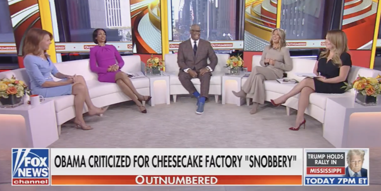 Fox News just made Obama's Cheesecake Factory joke even funnier