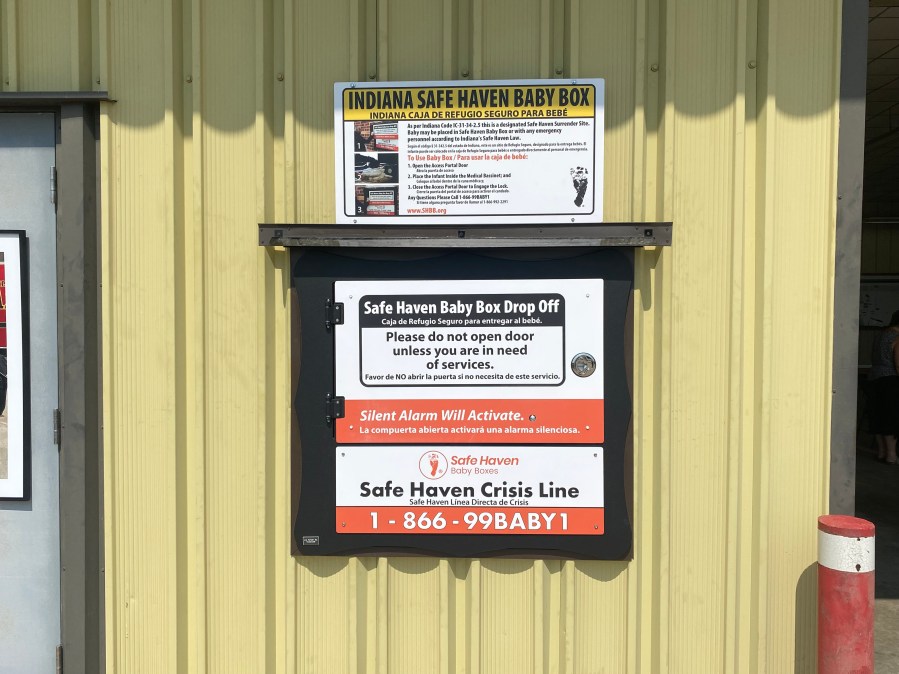 Baby left in Safe Haven box at Sugar Creek Fire Department