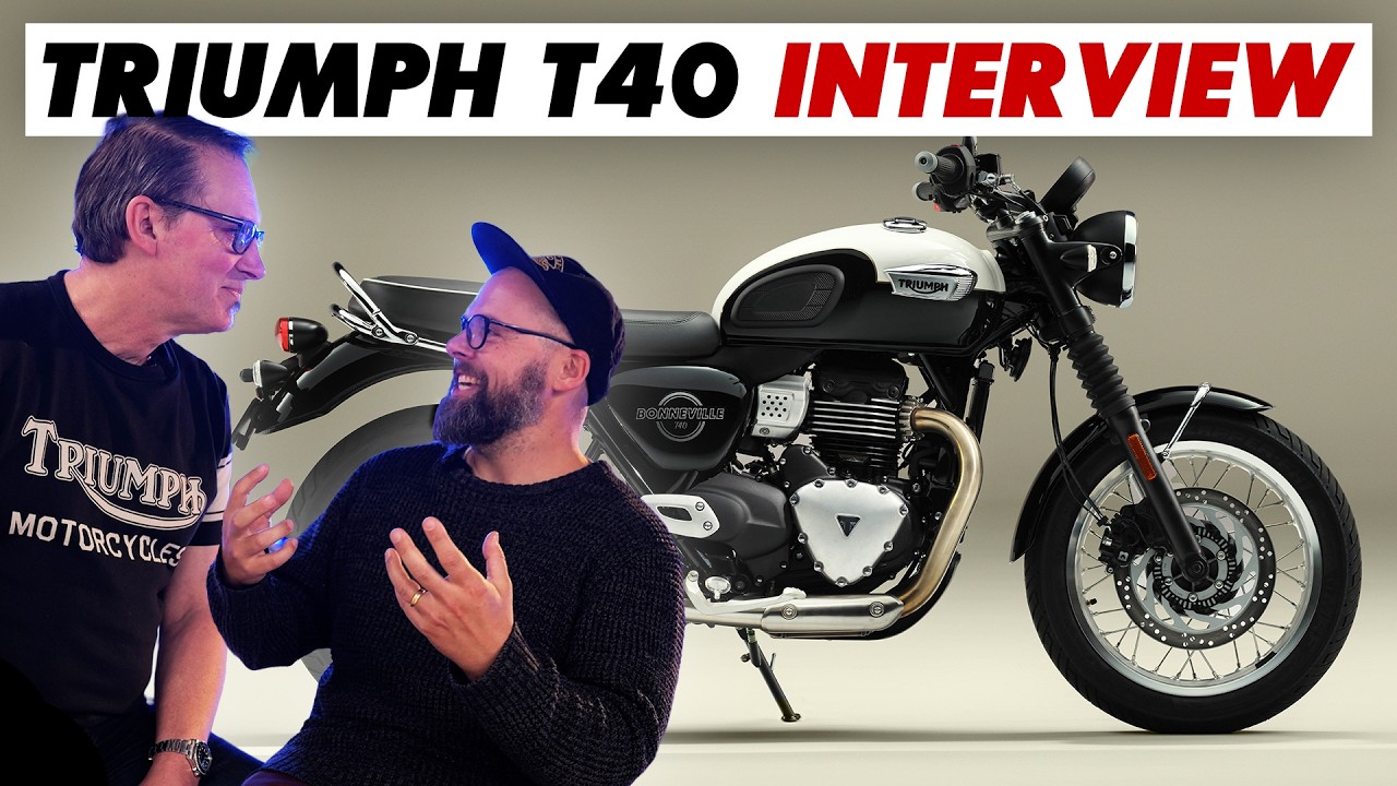 Triumph's chief engineer explains the new T40 Bonneville